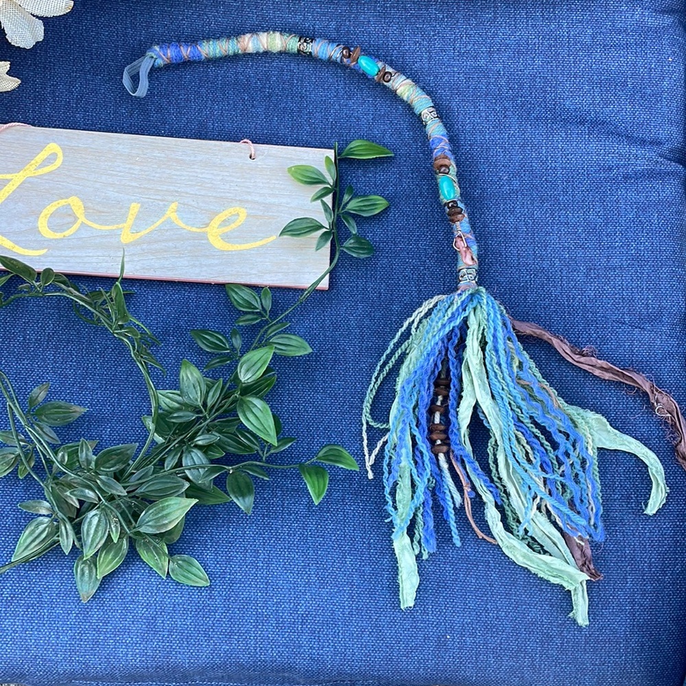 Beaded Hair Wrap by Lella Wear